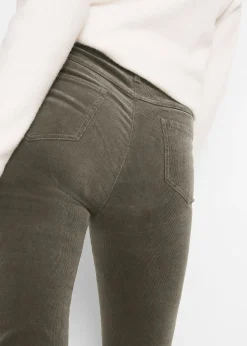 Femme bonprix Pantalons|Pantalon extensible en velours côtelé