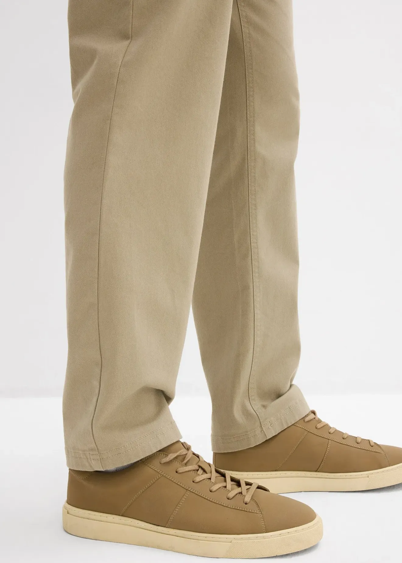 bonprix Pantalon extensible loose à taille élastiquée, droit|Homme Pantalons