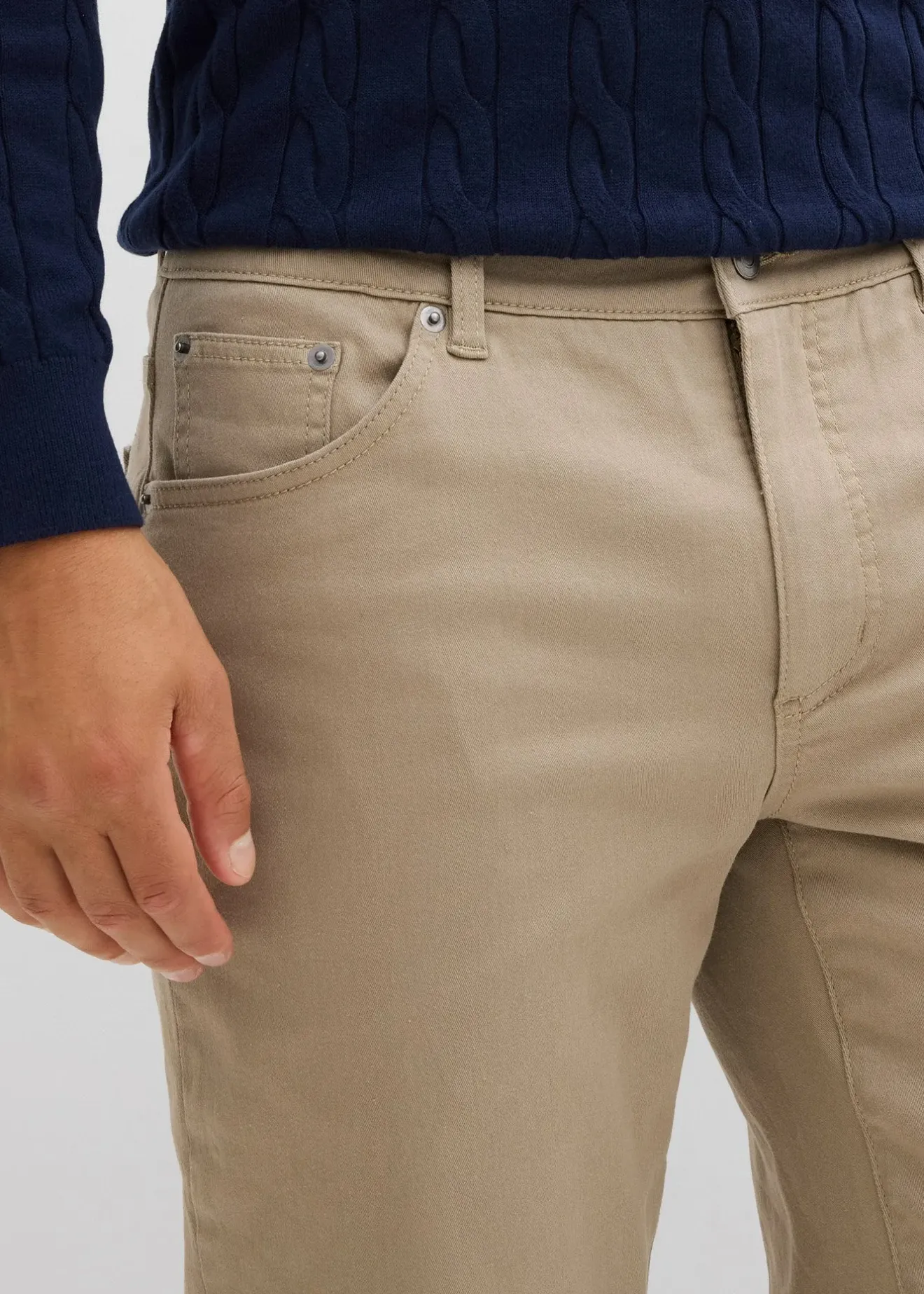 bonprix Pantalon extensible regular à doublure chaude en flanelle, droit|Homme Vêtements Thermiques|Vêtements De Plein Air