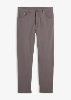 Homme bonprix Vêtements Thermiques|Vêtements De Plein Air|Pantalon extensible regular à doublure chaude en flanelle, droit