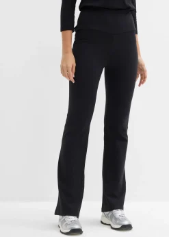 Femme bonprix Basiques|Pantalons|Pantalon flare en coton extensible