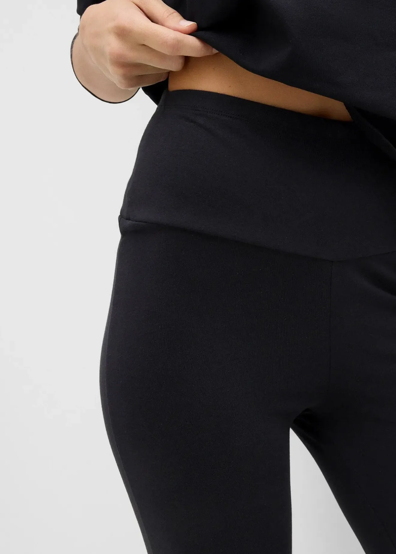 Femme bonprix Basiques|Pantalons|Pantalon flare en coton extensible