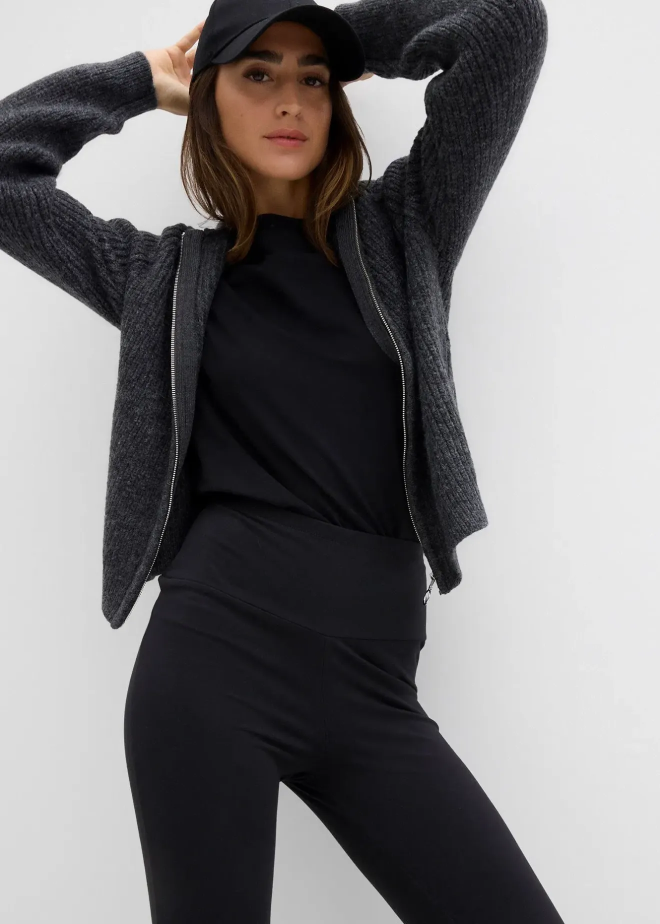 Femme bonprix Basiques|Pantalons|Pantalon flare en coton extensible