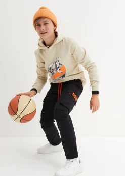 Enfant bonprix Vêtements Enfant|Garçons 9-16 Ans·Pantalons|Pantalon garçon à taille élastiquée et poches cargo, Regular Fit