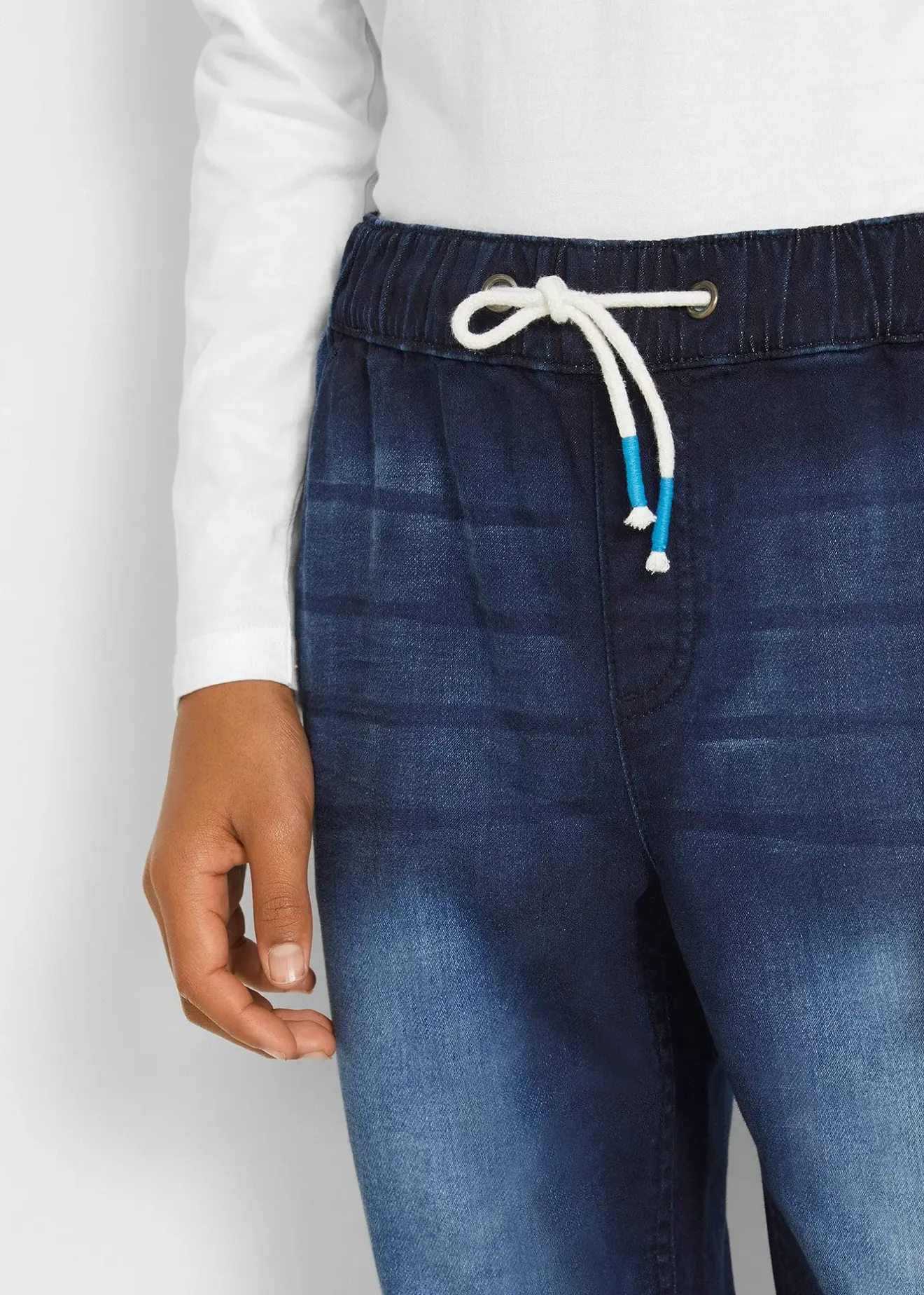 Enfant bonprix Vêtements Enfant|Garçons 9-16 Ans·Jeans|Pantalon jogger droit effet denim, Regular