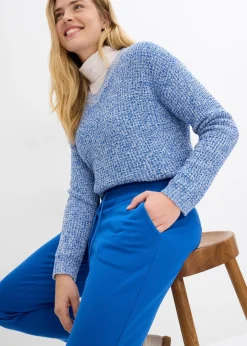 Femme bonprix Pantalons|Pantalon jogger en viscose mélangée