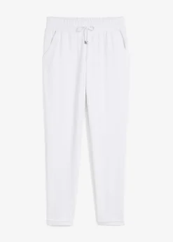 Femme bonprix Pantalons|Pantalon jogger en viscose mélangée
