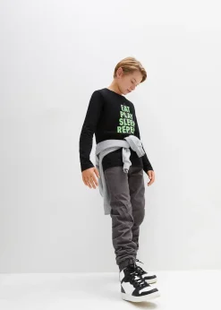 Enfant bonprix Vêtements Enfant|Garçons 9-16 Ans·Vestes Outdoor|Pantalon jogger regular à doublure thermique en jersey