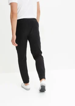 Homme bonprix Pantalons|Pantalon jogger regular en gaze de coton, fuselé