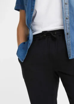 Homme bonprix Pantalons|Pantalon jogger regular en gaze de coton, fuselé