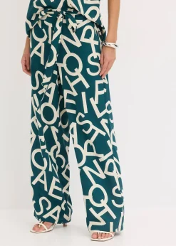 bonprix Pantalon large|Femme Tailles Petite|Pantalons