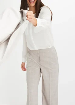 Femme bonprix Tailles Petite|Pantalons|Pantalon large à carreaux écossais