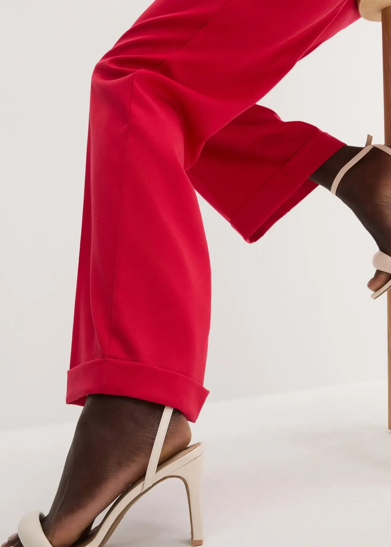 Femme bonprix Pantalons|Pantalon large à pinces