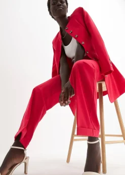 Femme bonprix Pantalons|Pantalon large à pinces