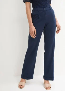 bonprix Pantalon large à pinces|Femme Pantalons|Tailles Petite