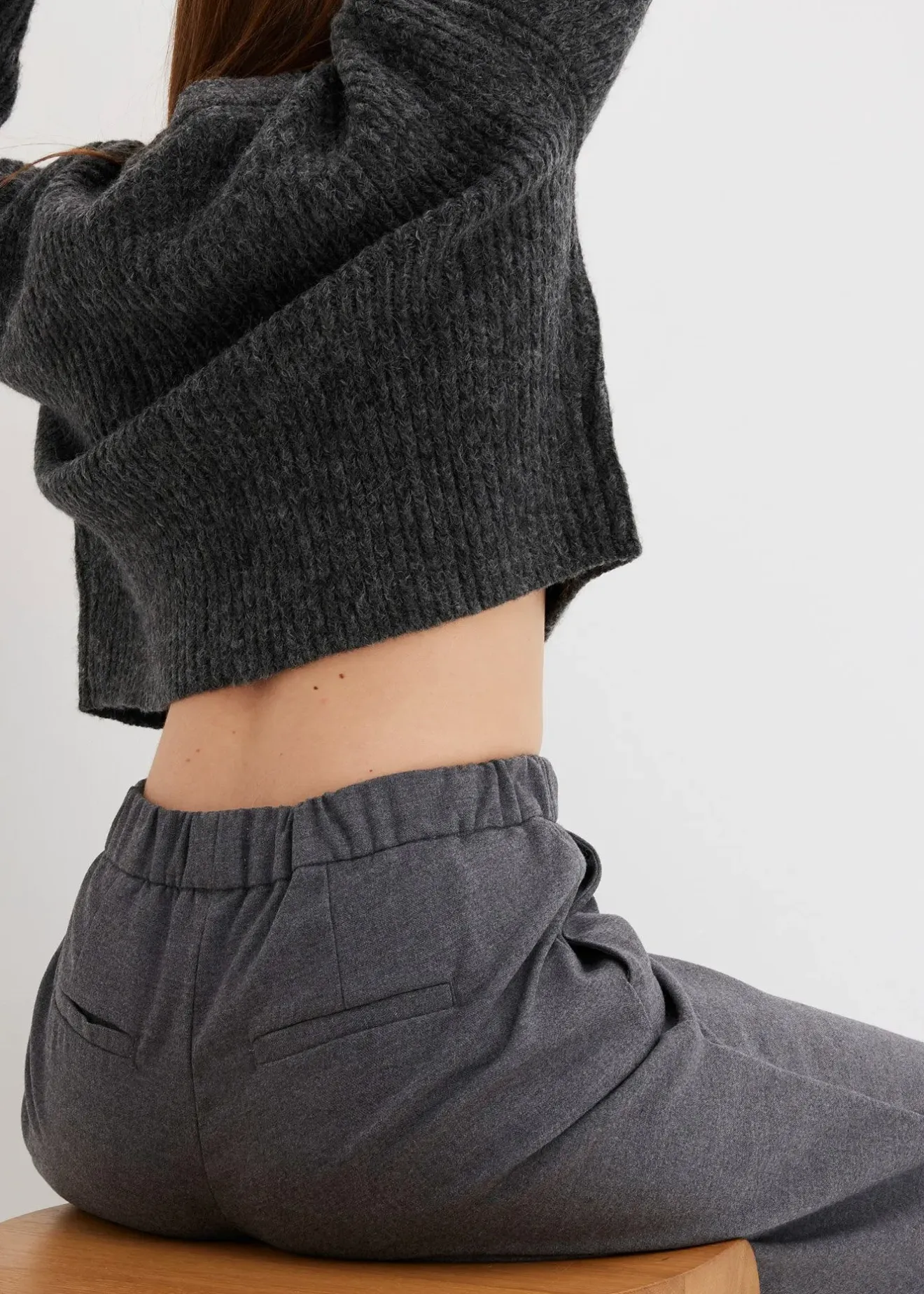 bonprix Pantalon large à pinces|Femme Pantalons