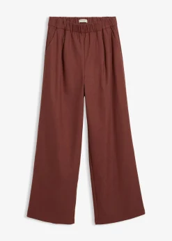 Femme bonprix Pantalons|Pantalon large à pinces