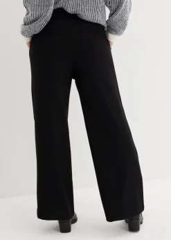 Femme bonprix Pantalons|Pantalon large à pinces