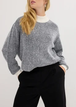 Femme bonprix Pantalons|Pantalon large à pinces