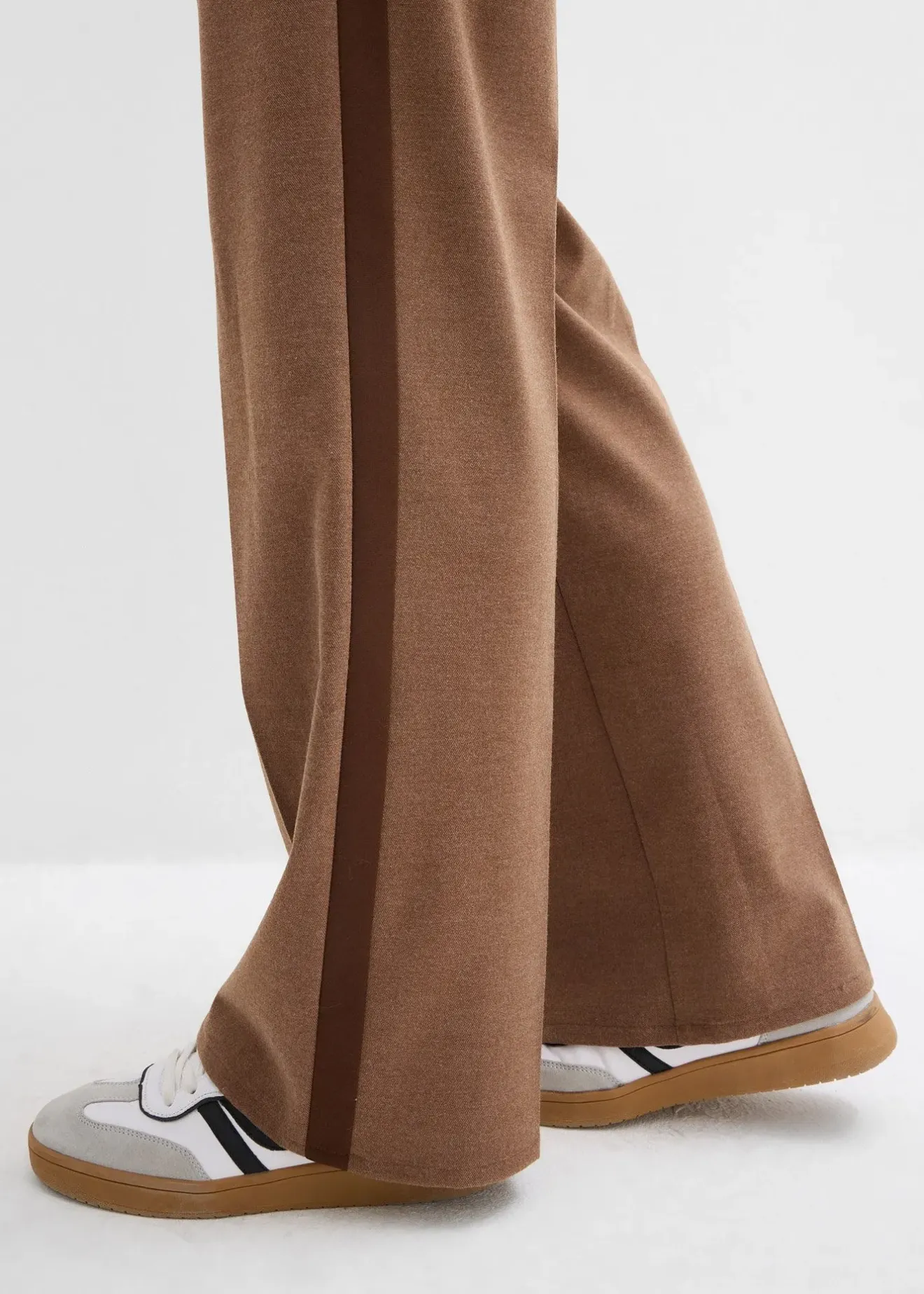 Femme bonprix Pantalons|Pantalon large à pinces