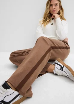 Femme bonprix Pantalons|Pantalon large à pinces