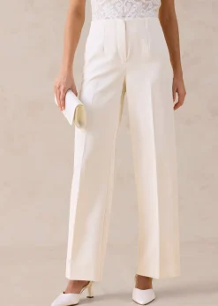 Femme bonprix Pantalons|Pantalon large à pinces