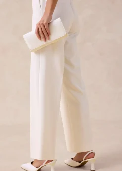 Femme bonprix Pantalons|Pantalon large à pinces