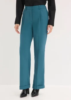 Femme bonprix Tailles Petite|Pantalon large à pinces