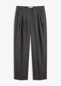 Femme bonprix Pantalons|Pantalon large à pinces