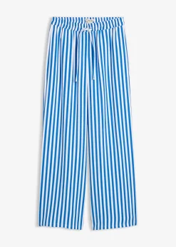 Femme bonprix Pantalons|Pantalon large à pinces, fluide