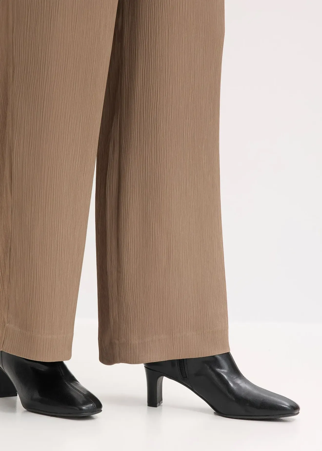 Femme bonprix Tailles Petite|Pantalon large à taille élastiquée