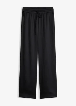 Femme bonprix Pantalons|Pantalon large à taille élastiquée