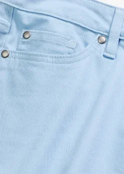 bonprix Pantalon large en coton extensible|Femme Pantalons