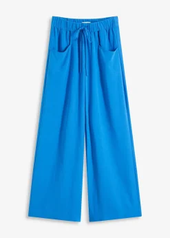 bonprix Pantalon large en crêpe léger|Femme Pantalons