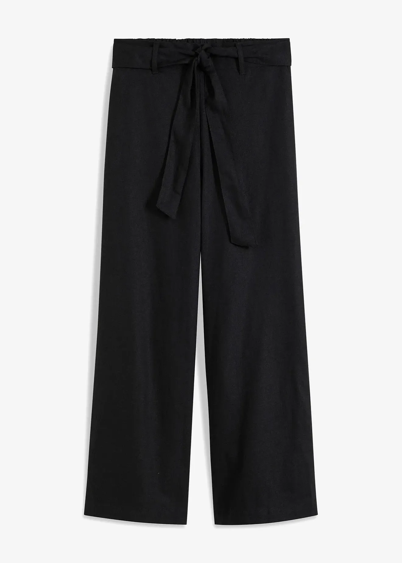 Femme bonprix Pantalons|Pantalon large en lin mélangé