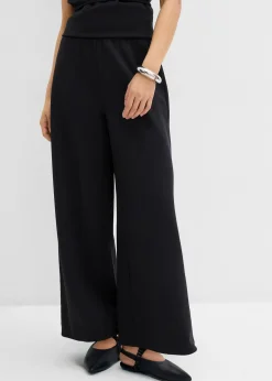Femme bonprix Deux Pièces & Ensembles|Pantalons|Pantalon large en maille piquée