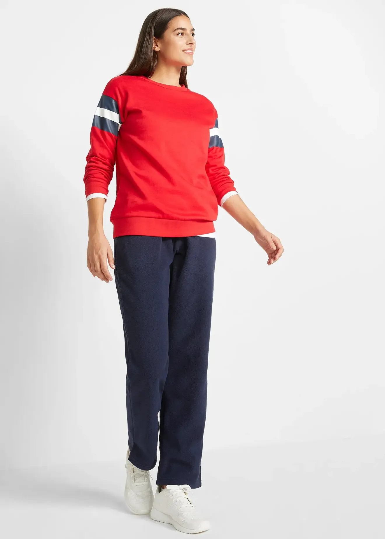 Femme bonprix Sweats|Pantalons|Pantalon large en polaire