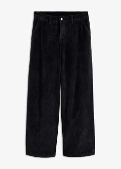 Femme bonprix Pantalons|Pantalon large en velours côtelé