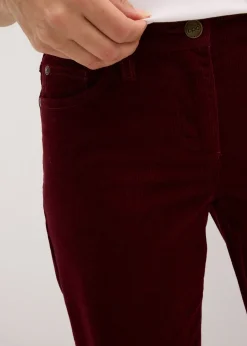 bonprix Pantalon large en velours côtelé|Femme Pantalons