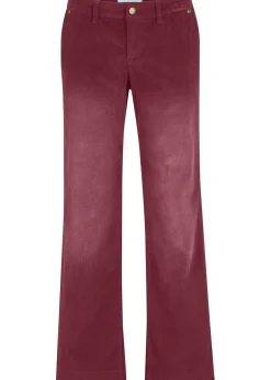 Femme bonprix Pantalons|Pantalon large en velours côtelé extensible