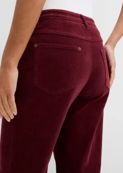 Femme bonprix Pantalons|Pantalon large en velours côtelé