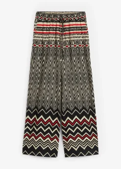 Femme bonprix Tailles Petite|Pantalons|Pantalon large en viscose fluide