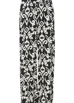 bonprix Pantalon large en viscose fluide|Femme Tailles Petite|Pantalons