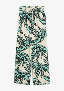 Femme bonprix Pantalons|Pantalon large en viscose fluide