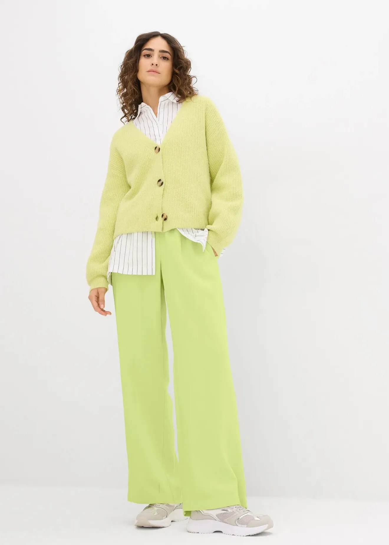 bonprix Pantalon large en viscose fluide|Femme Pantalons