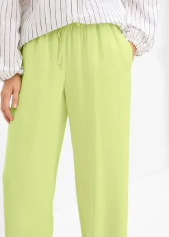 bonprix Pantalon large en viscose fluide|Femme Pantalons