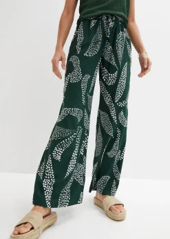 Femme bonprix Pantalons|Pantalon large en viscose