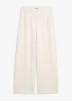 Femme bonprix Pantalons|Pantalon large et confortable en Punto di Roma