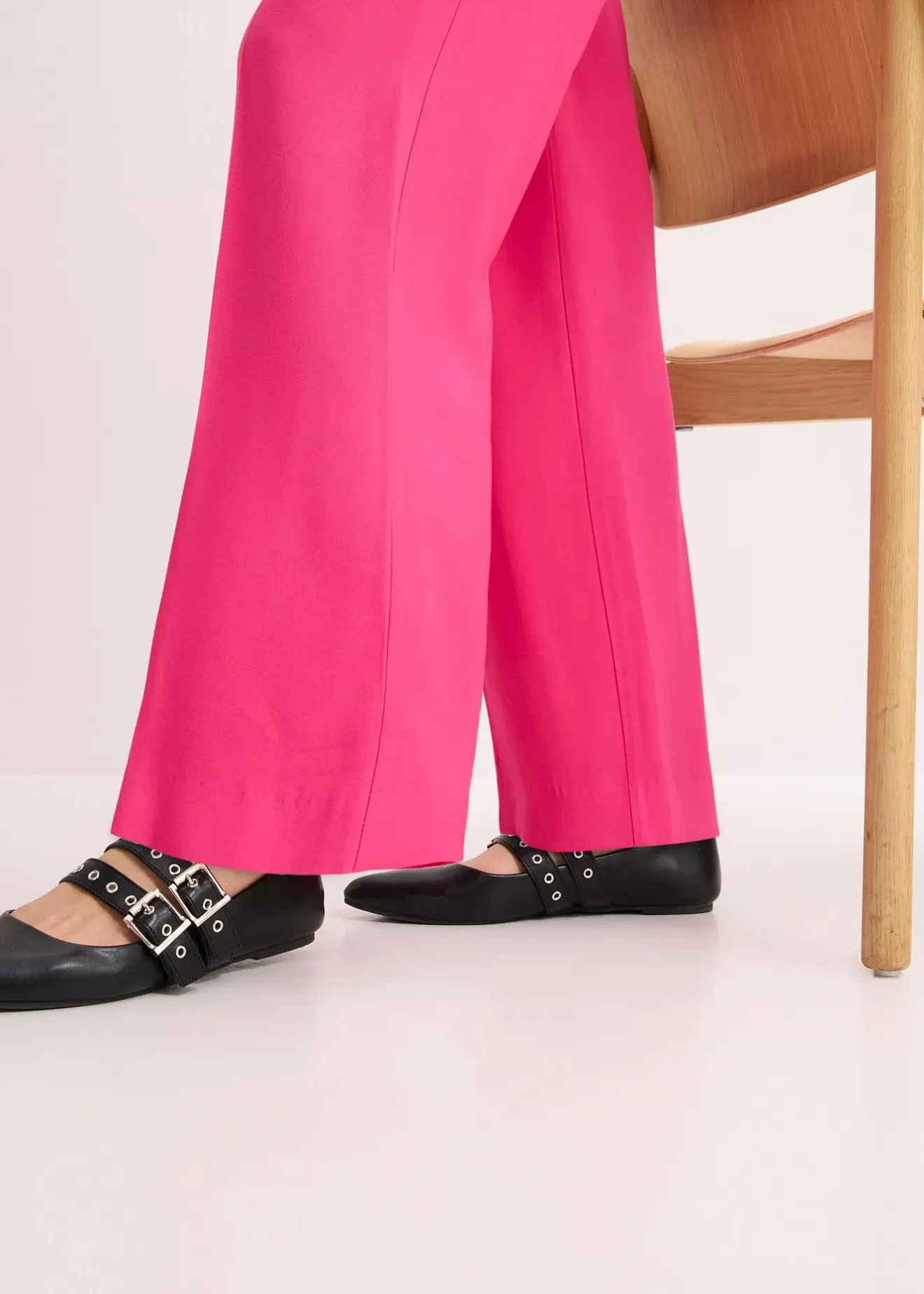 Femme bonprix Pantalons|Pantalon large et léger à pinces