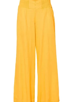 bonprix Pantalon large et léger à pinces en lin mélangé|Femme Pantalons